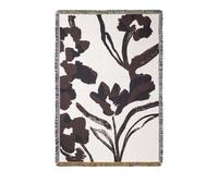 Tapis Cilla de Ferm Living, Blanc Cassé/raisin Foncé