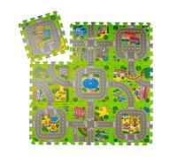 Relaxdays Tapis circuit avec animaux