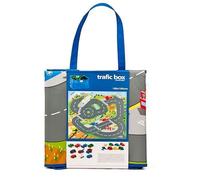 Tapis Circuit Voiture - MINILAND - 100 x 100 cm - Sac de rangement - Facile à nettoyer - Mixte