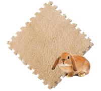 Tapis cochon d'inde Tapis de literie imperméable et antidérapant, petits articles for animaux compagnie, lapin, très absorbant, tapis pipi for , 4/10 pièces pour animaux compagnie(Brown,10Pcs)