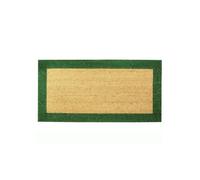 Generique Tapis Coco Bicolore Vert 40 x 80 cm
