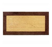 Tapis coco bicolore marron 40x80cm - Tapis coco