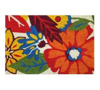 ID Mat Flowers Tapis Paillasson, Coco, Multicolore, 40x60x1,5 cm