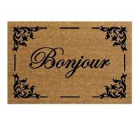 ID MAT Coco texte Bonjour Coco texte, PVC, Ecru, 40x60x1, 5 cm
