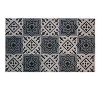 Tapis coco naturel carreaux ciment 45x75cm