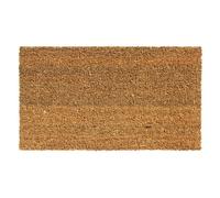 Tapis coco - Tapis brosse - 33x60cm - Uni - Écru - Intérieur