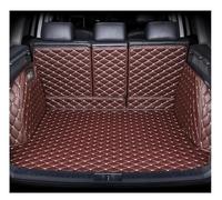 Tapis Coffre À Couverture Complète Pour PEUGEOT 5008 2017 - 2023 Couverture Coffre Voiture Pour Doublure Chargement Accessoires Protection Intérieure Coffre Tapis(Coffee,7-seat)