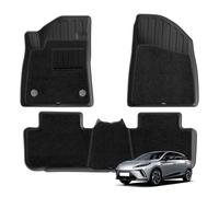 Tapis Coffre Arrière pour MG 4 EV Traction À Gauche Doublure Noir Coussinets Pied 3D TPE Saisons Sol(LHD 6P Carpet)