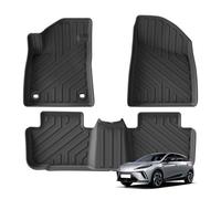 Tapis Coffre Arrière pour MG 4 EV Traction À Gauche Doublure Noir Coussinets Pied 3D TPE Saisons Sol(LHD 3P)