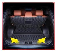 Tapis Coffre Arrière Tapis Coffre Arrière Voiture Doublure en Cuir Imperméable Sol Accessoires Protection Plateau pour GAC pour Aion V 2025 2026(Full Black Beige)