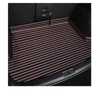 Tapis Coffre Bac Protection pour V&W ID.4 X 2021 2022 2023 Tapis en Cuir Cargo Protector Mat Doublures Antidérapantes(B/Black Red-Plus Side)