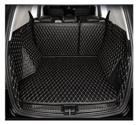 Tapis Coffre Banquette Arrière pour KIA pour Mohave 7 Places Résistants Imperméables Housse Protection pour Coffre Voiture(Black beigeA)