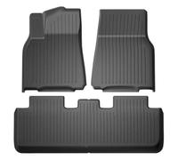 Tapis Coffre Coussin De Protection pour Dossier De Siège Convient pour Tesla, Tapis De Coffre Anti-Coup De Pied, Accessoires D'intérieur De Voiture Bac de Coffre(LHD 3pcs)