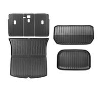 Tapis Coffre Coussin De Protection pour Dossier De Siège Convient pour Tesla, Tapis De Coffre Anti-Coup De Pied, Accessoires D'intérieur De Voiture Bac de Coffre(Trunk Mat 6pcs)