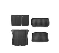 Tapis Coffre Coussin De Protection pour Dossier De Siège Convient pour Tesla, Tapis De Coffre, Doublure De Chargement, Anti-Coup De Pied, Accessoires De Voiture Bac de Coffre(Trunk Mat 5pcs)