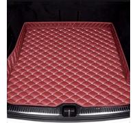 Tapis Coffre De Voiture en Cuir pour Subaru Outback 2010-2014 No Audio on The Right Side Rayures Protection Coffre Accessoires Antiderapant Intérieur Inodore,E/Red