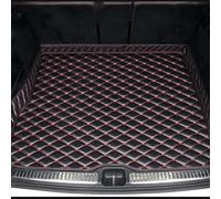 Tapis Coffre De Voiture en Cuir pour Subaru Outback 2010-2014 No Audio on The Right Side Rayures Protection Coffre Accessoires Antiderapant Intérieur Inodore,D/Black-Red