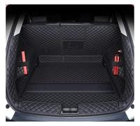 Tapis Coffre Doublure for GAC for EMZOOM GS3 2023 2024 Car Boot Mat Rear Trunk Liner Cargo Leather Floor Carpet Tray Protector Mats(Full Set Black,A)