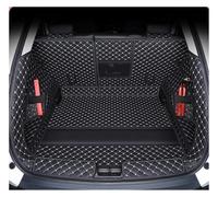 Tapis Coffre Doublure for GAC for EMZOOM GS3 2023 2024 Car Boot Mat Rear Trunk Liner Cargo Leather Floor Carpet Tray Protector Mats(Full Set Black Beige,A)