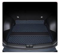 Tapis Coffre Doublure for GAC for EMZOOM GS3 2023 2024 Car Boot Mat Rear Trunk Liner Cargo Leather Floor Carpet Tray Protector Mats(Main Pad Black Blue,D)