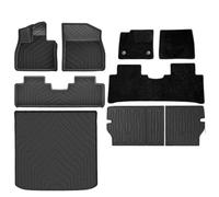 Tapis Coffre Doublure pour BYD pour Seal U/pour Sealion 6 2021-2025 Sol Toutes Saisons DMI Tapis Sol Doublure Coffre TPE(9PCS Full Set)