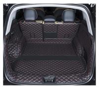 Tapis Coffre Doublure pour Geely pour Atlas Pro pour Starray (2023 Et 2024) Doublure De Chargement Tapis De Protection Tapis De Coffre De Voiture(Black Red 6pcs,Style A)