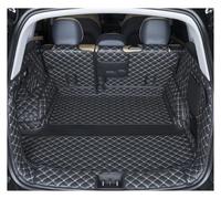 Tapis Coffre Doublure pour Geely pour Atlas Pro pour Starray (2023 Et 2024) Doublure De Chargement Tapis De Protection Tapis De Coffre De Voiture(Black Beige 6pcs,Style A)