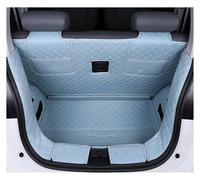 Tapis Coffre pour Leapmotor T03 2024 2025 Imperméable Contre La Boue Tapis De Chargement Tapis De Coffre en Cuir À Couverture Complète Tapis Coffre Arrière(Full Set Blue)