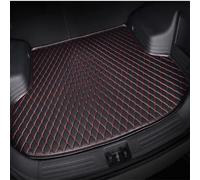 Tapis Coffre pour Nissan Serena C26 (October 2020-), Arrière Bac de Coffre Anti-Rayures Imperméable Protection Coffre Cargaison,Black-Red