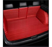 Tapis Coffre Rayures Couvrant Toute Surface Accessoires Auto Moquette pour VW pour Passat B7 2011-2015(Rosso)