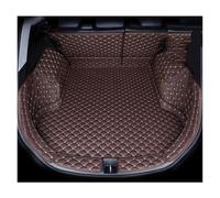 Tapis Coffre sur Mesure pour Alfa pour Romeo pour Stelvio 2023-2017 Plateau Démarrage Arrière Doublure Chargement Arrière Personnalisé Coffre Voiture Haut Côté(Coffee B)