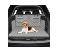 Tapis Coffre Tapis Coffre Gris pour Animaux Compagnie SUV pour Chiens avec Rabats Latéraux Protecteur Siège Arrière Organisateur pour Vans Imperméable Antidérapant Housse Coffres Chien