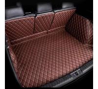 Tapis Coffre Tapis Coffre Voiture en Cuir pour Q7 4L MK1 2005-2015 Plateau Chargement Tampons Protection Imperméables Voiture Accessoires(Coffee Color 3D)