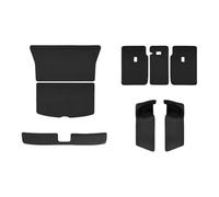 Tapis Coffre Tapis De Coffre en Convient pour Tesla, Protection du Dossier du Siège Arrière, Doublure Toutes Saisons, Anti-Coup De Pied pour Animaux De Compagnie Bac de Coffre(F)