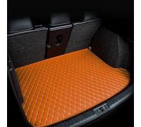 Tapis Coffre Tapis De Coffre Voiture en Cuir sur Mesure pour Peugeot 5008 2017-2019 7 Sièges Sol Arrière Plateau Boue Voiture Accessoires(Brown SIGIE)