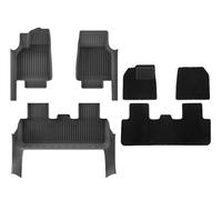 Tapis Coffre Trunk Liner Mat pour Tesla pour Modèle Y pour Juniper 2025 Tapis Sol avec Bandes Protection Seuil Porte Doublure Tapis Chargement Coussin Dossier Coffre(DL-6 PCS)