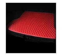Tapis Coffre Voiture Compatible avec Porsche Cayenne 2011 2012 2013 2014 2015 2016 2017 Tapis De Coffre Voiture Personnalisé Doublure Chargement Couverture Intérieure(Rouge)