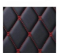 Tapis Coffre Voiture en Cuir PU Personnalisé Détails Intérieurs pour MG5 2011-2016 Accessoires pour Marvel R Tous Modèles Tapis Coffre Voiture(Noir Rouge)