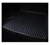 Tapis Coffre Voiture en Cuir sur Mesure pour VW pour Jetta 2006-2020 Intérieur De Protection en Cuir Plancher Arrière Tapis Coffre(B Black)