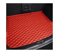 Tapis Coffre Voiture Luxe en Cuir Protecteurs Sortie D'usine pour MG ZS EV HS EHS MG5 MG4 Mulan pour Marvel R (2017-2022) Housse Protection pour Coffre Voiture(Rouge)