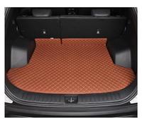 Tapis Coffre Voiture Personnalisé pour Mitsubishi pour Eclipse pour Cross 2018-2020 Intérieur Voiture Pièces Automobiles Tapis Coffre(A Brown)