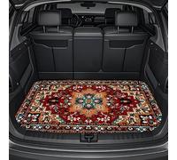 Tapis Coffre Voiture pour Alfa Romeo Junior 2024-2026 | Protection Velours Cristal Anti Drapant Motif Dcoratif Voiture 75x100cm Envers gardant l'espace rangement propre quotidien