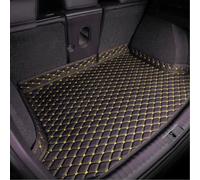 Tapis Coffre Voiture pour B-MW E60 5 Series 2004-2026, Cuir Protection Imperméable Cargaison Tapis Intérieur PoussièRe Accessoires,A/Black-Gold