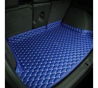 Tapis Coffre Voiture pour BMW X5 7-Seater F15 2013-2025, Cuir Protection Imperméable Cargaison Tapis Intérieur PoussièRe Accessoires, F/Blue