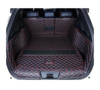 Tapis Coffre Voiture Pour BYD Pour Sealion 6 Pour Seal U Pour Song Pour Plus Tapis Coffre Doublure Arrière Cargo Tapis Sol Cuir Tapis Plateau Sans Audio Trunk Liner Mat(Full set black red)