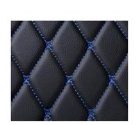 Tapis Coffre Voiture pour Jaguar pour E-Pace 2018 - 2022 Tapis De Coffre De Voiture en Cuir PU Détails Intérieurs Accessoires De Voiture Tous Les Modèles(Black Bule)