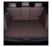 Tapis Coffre Voiture pour Lincoln pour Navigator pour Aviator pour Corsair 2020-2022 Tapis Coffre Voiture en Cuir Rayé Couverture Complète Personnalisé(Coffee Full Package)