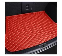 Tapis Coffre Voiture pour Peugeot 2008 2020 2021 2022-2024,Prime Cuir Tapis Protection ImperméAble AntidéRapant RéSistant Rayures Durable Tous Temps IntéRieurs Accessoires,Rouge