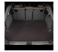 Tapis Coffre Voiture pour Peugeot 5008 7 Places 2017-2025 Tapis De Coffre 3D Personnalisé Accessoires De Voiture Décoration Intérieure Tapis Coffre sur Mesure(Black-Red)