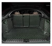 Tapis Coffre Voiture pour Skoda pour Kodiaq 7 Sièges 2017-2025 Tapis Coffre À Couverture Complète Protection Anti-Sale Voiture Doublure Chargement Intérieurs(Black-Green)